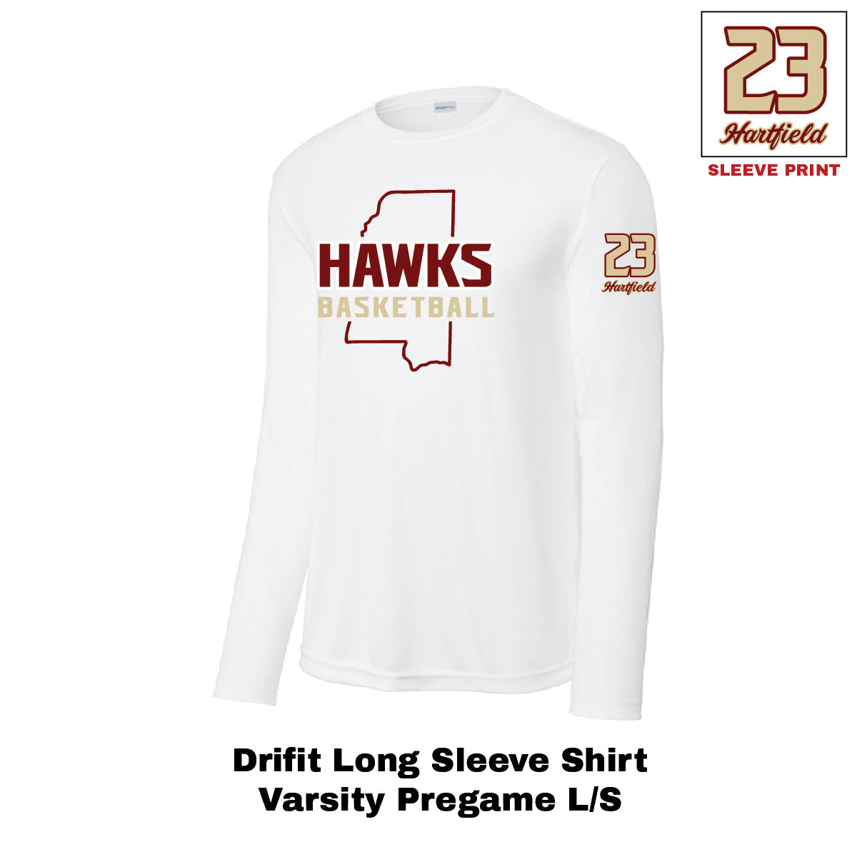 Drifit Long Sleeve Shirt - Varsity Pregame L/S - Required