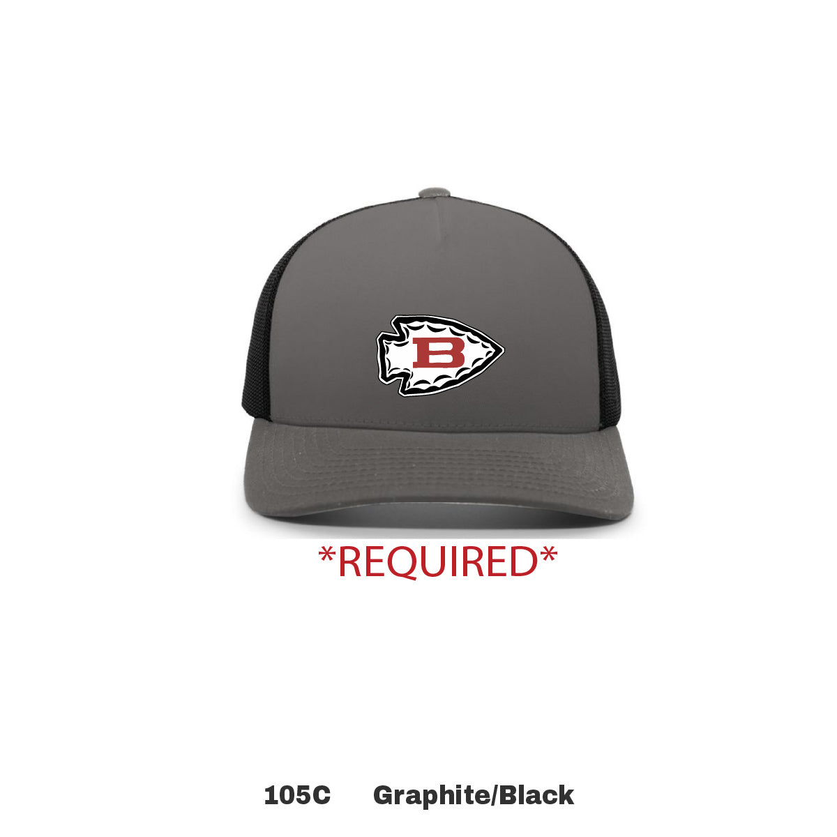 Graphite/Black Cap