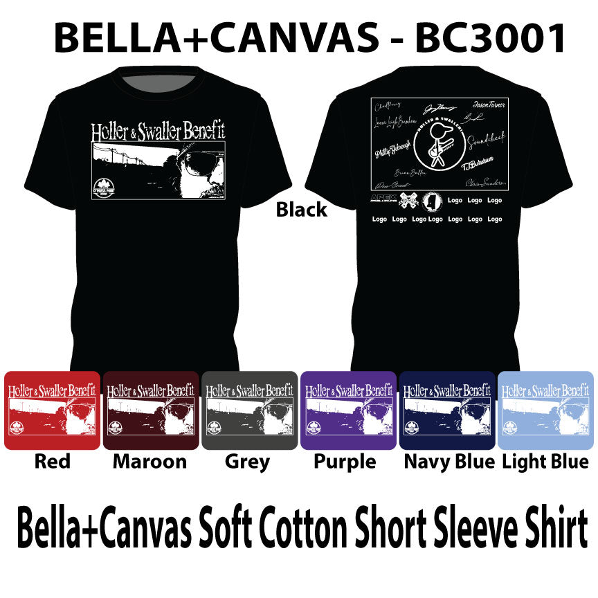 BENEFIT SHIRT - Bella+Canvas Soft Cotton Short Sleeve T-Shirt