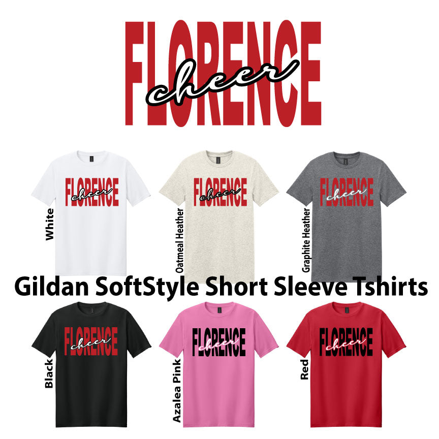Cotton SS - Big Florence with Cheer Script Logo