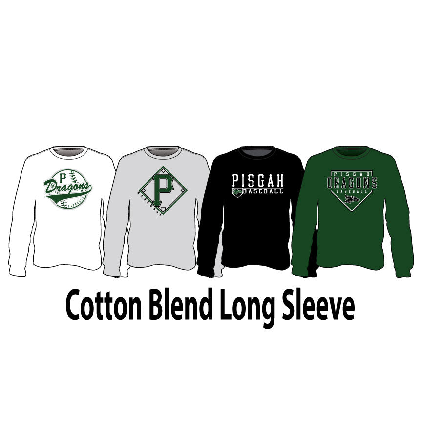 Cotton Blend Long Sleeve T-Shirt