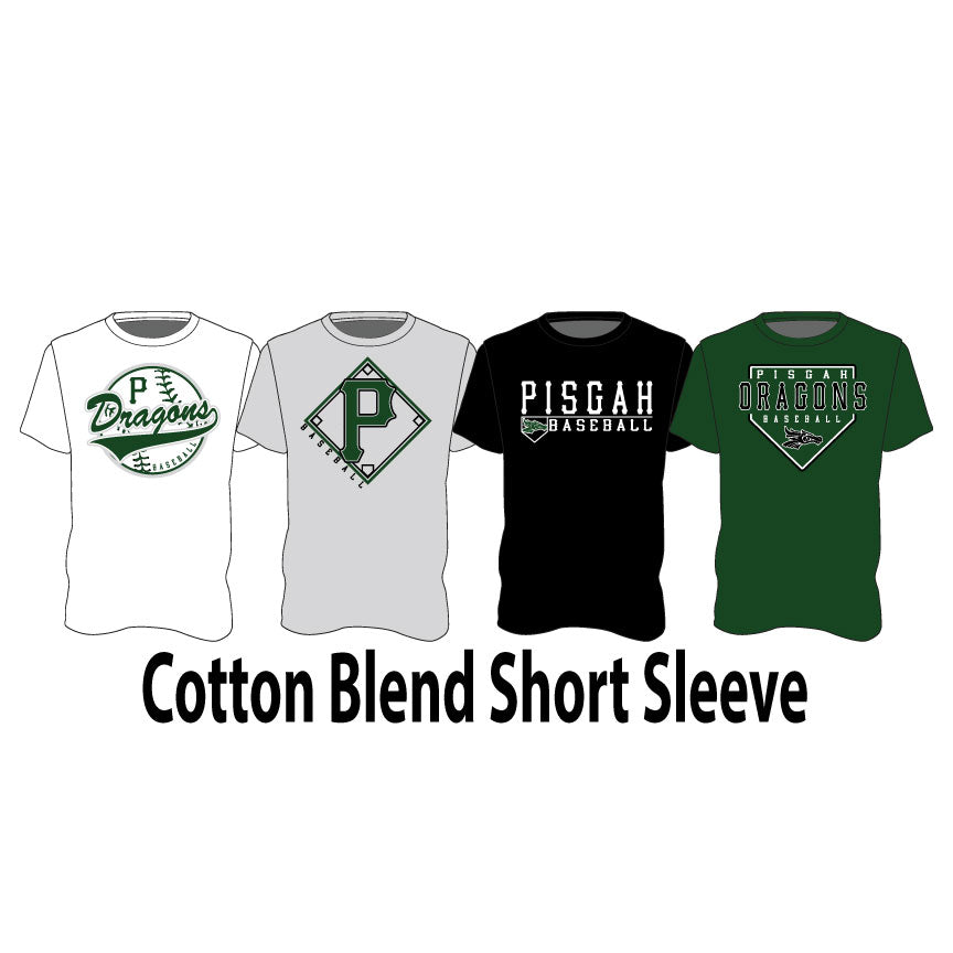 Cotton Blend Short Sleeve T-Shirt