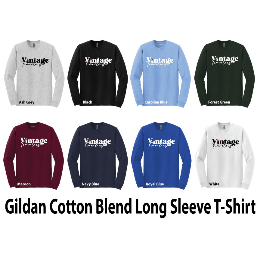 Cotton Blend Long Sleeve T-Shirt