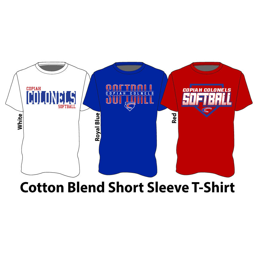 Cotton Blend Short Sleeve T-Shirt