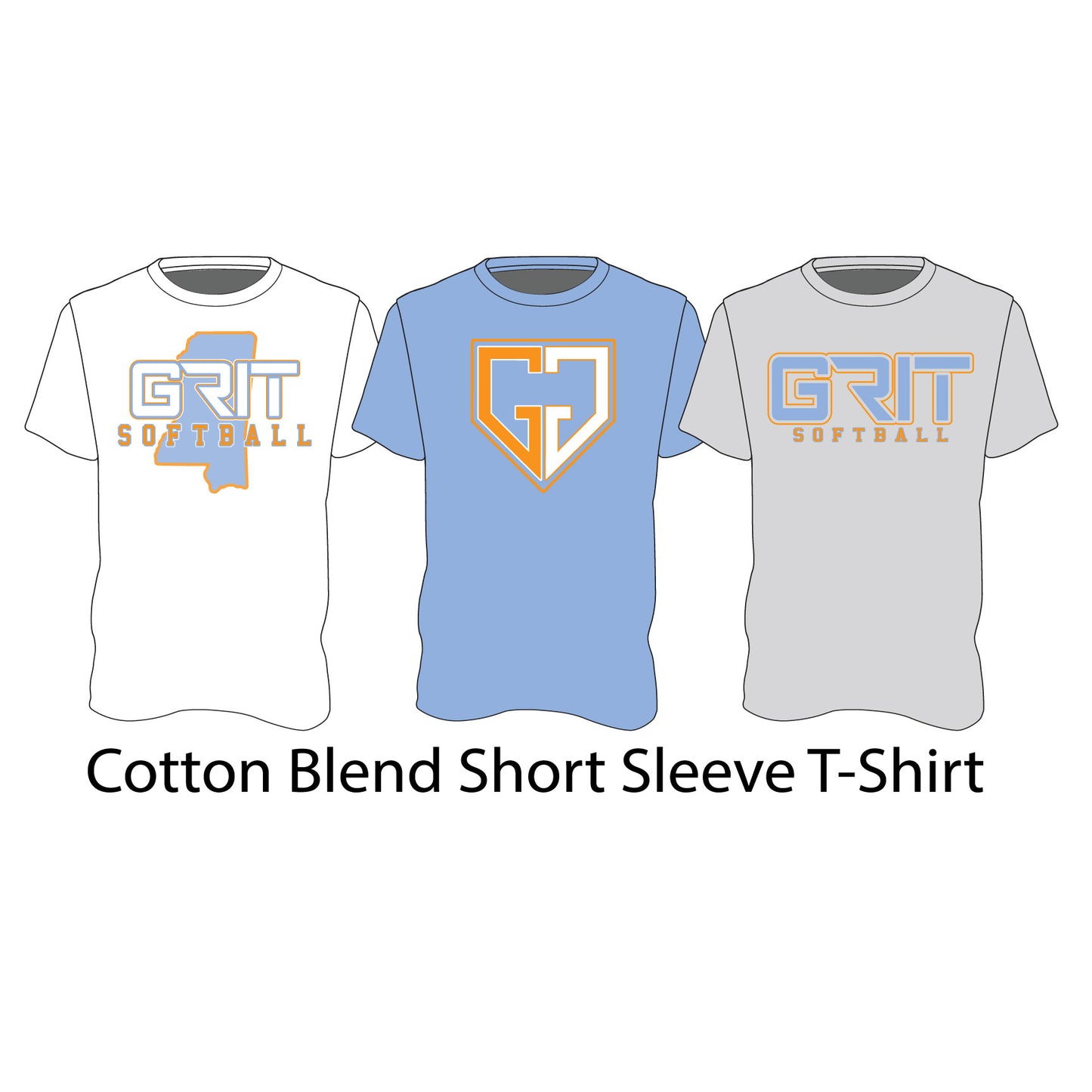 Cotton Blend Short Sleeve T-Shirt