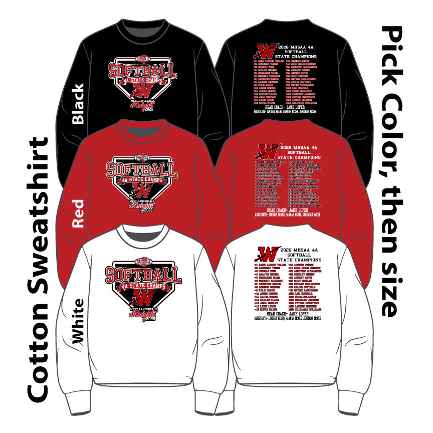 Cotton Blend Crewneck Sweatshirt