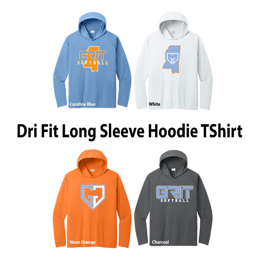 Dri Fit Long Sleeve Hoodie TShirt