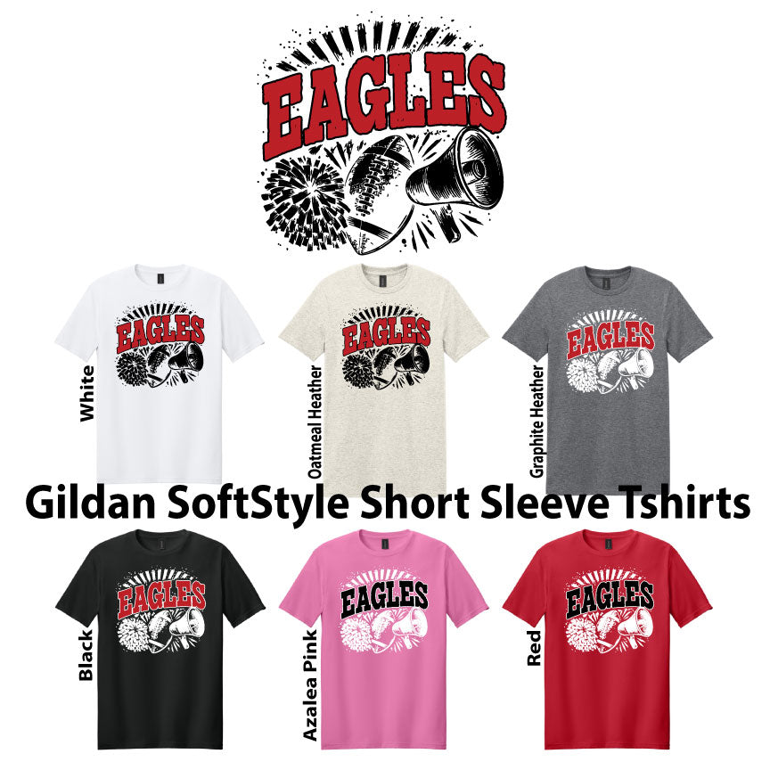 Cotton SS - Eagles with Megaphone Logo