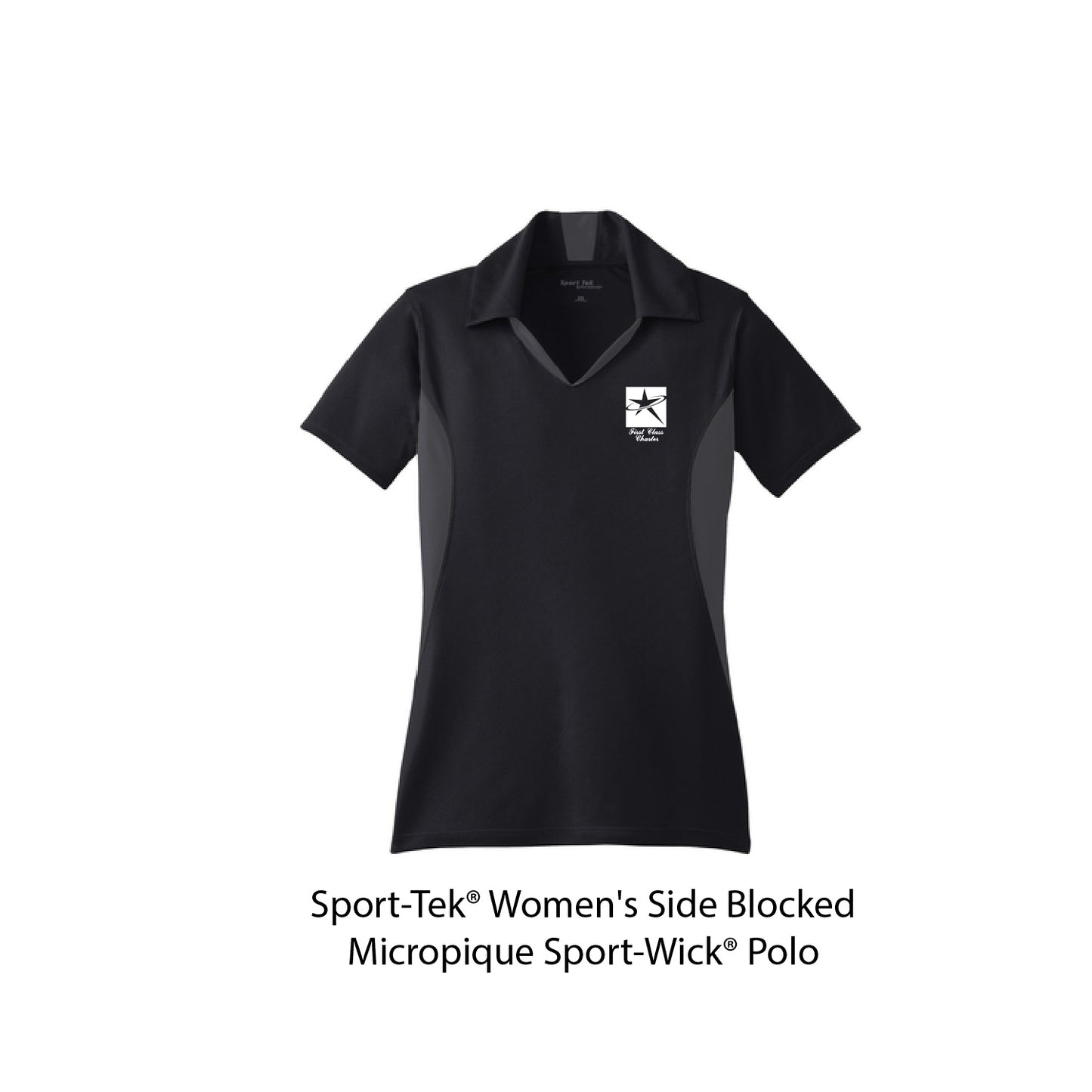 Sport-Tek® Women's Side Blocked Micropique Sport-Wick® Polo