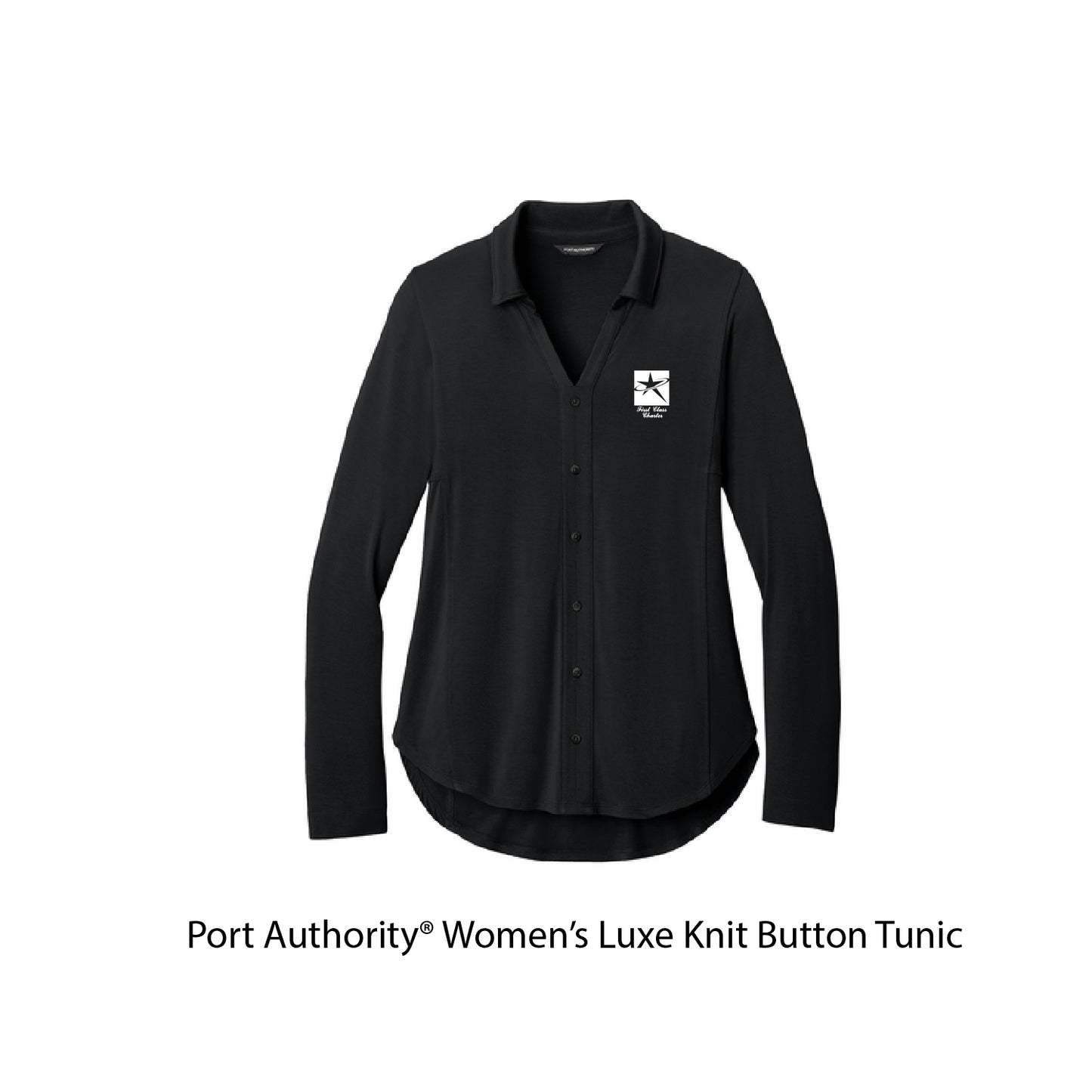 Port Authority® Women’s Luxe Knit Button Tunic