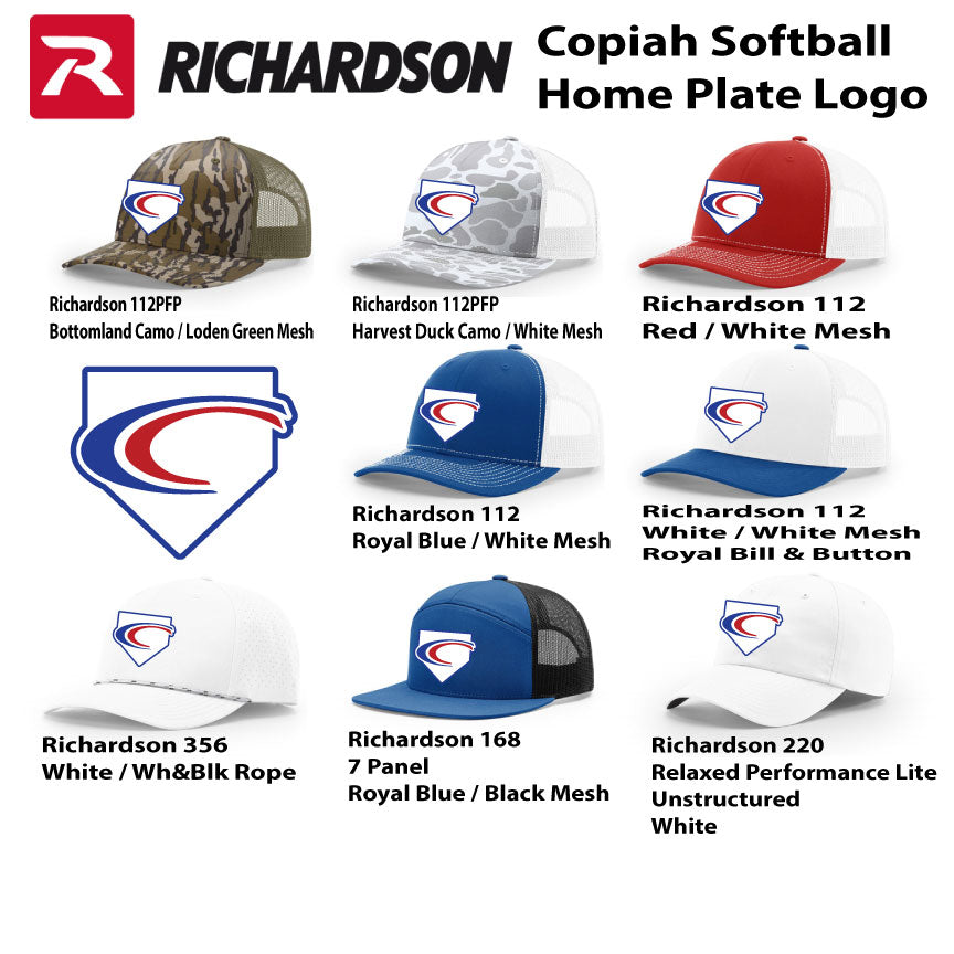 Richardson Hats - Copiah Softball Logo
