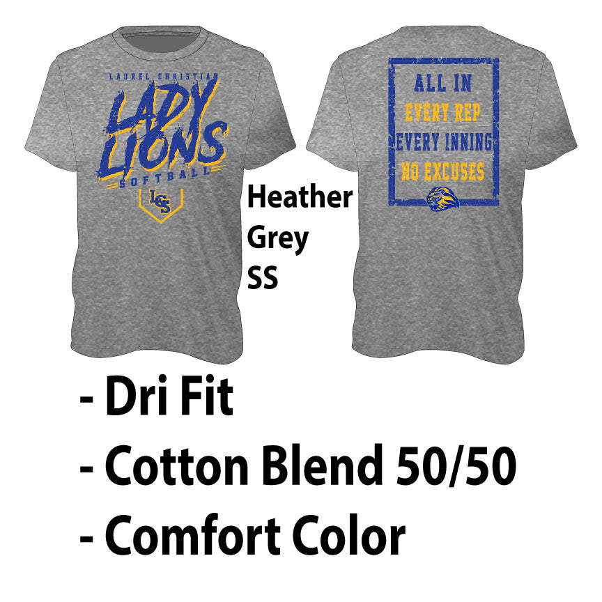 Grey SS Shirt - New Design