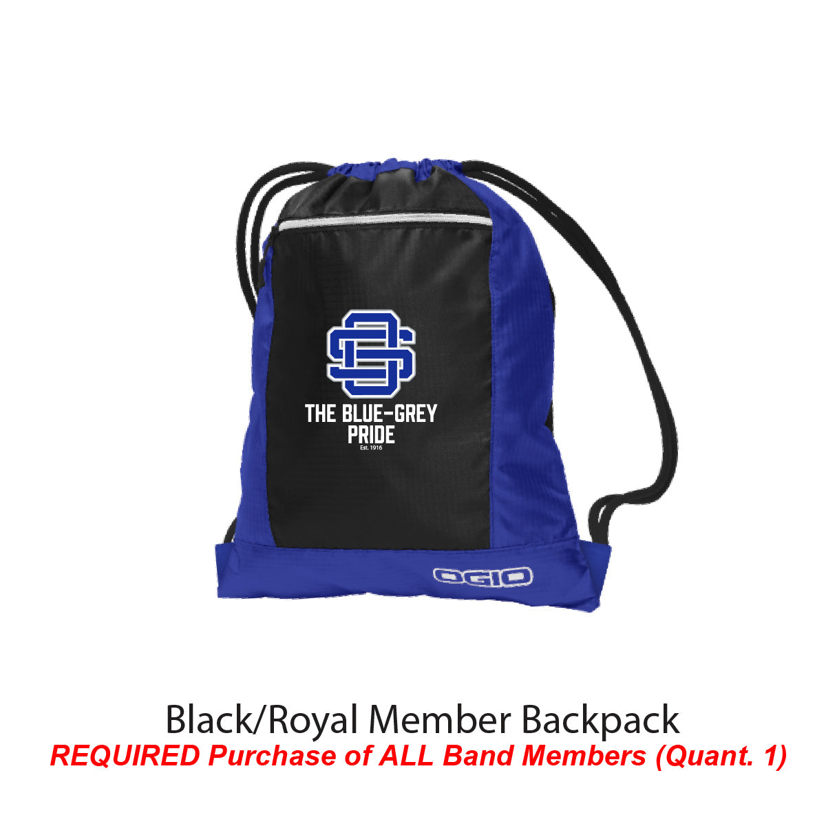 Black/Royal Backpack