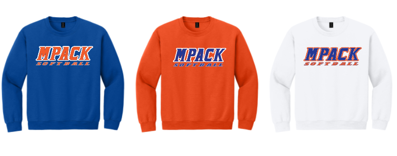 Cotton Blend Crewneck Sweatshirt MPack Logo