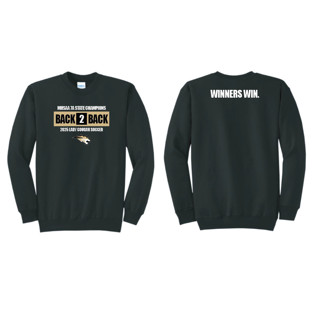 Cotton Blend Crewneck Sweatshirt