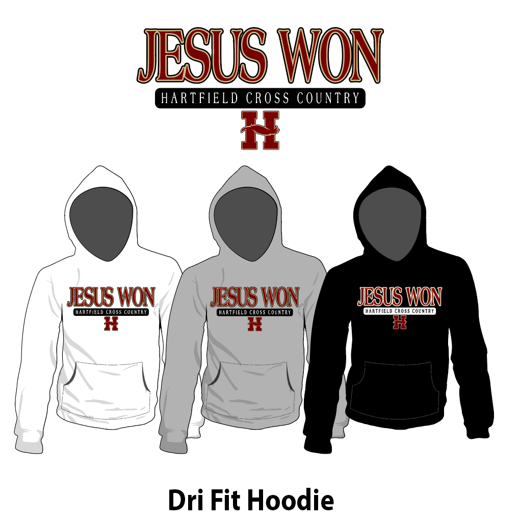 Jesus Won - Dri Fit Hoodie