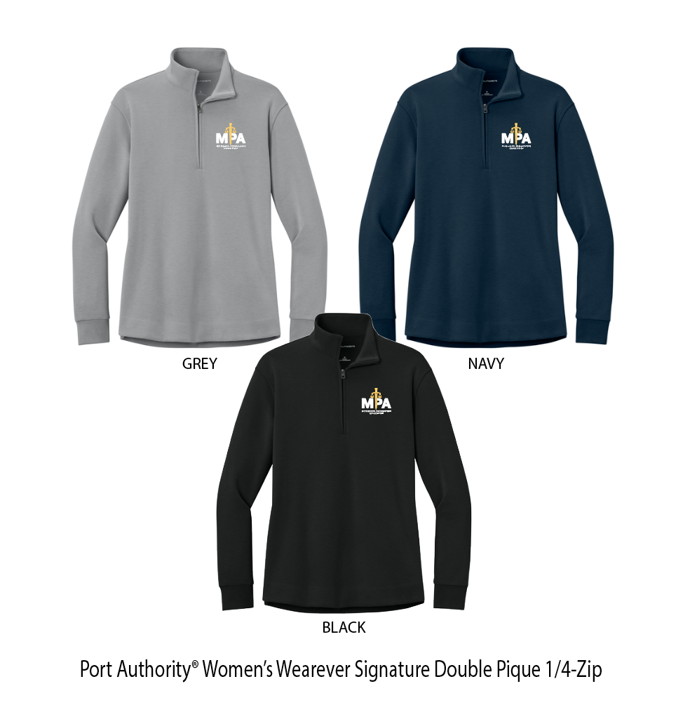 Port Authority® Women’s Wearever Signature Double Pique 1/4-Zip