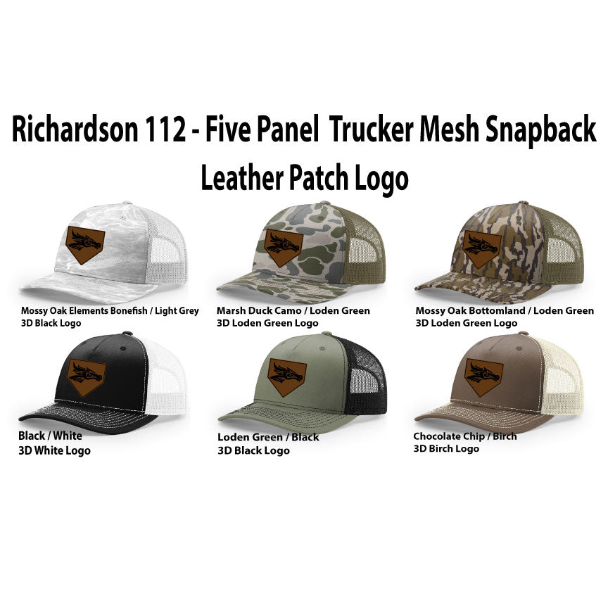 Richardson 112FP - Leather Patch Logo