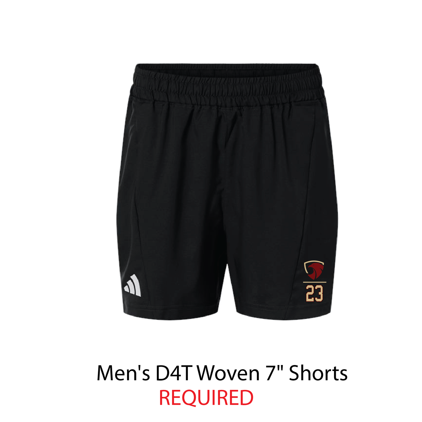 Men's D4T Woven 7" Shorts - Adidas (REQUIRED)