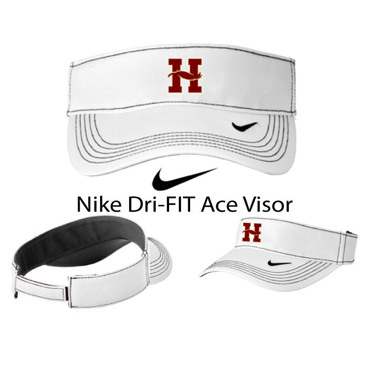 NIKE White Dri Fit Ace Visor Apex Apparel & Athletics