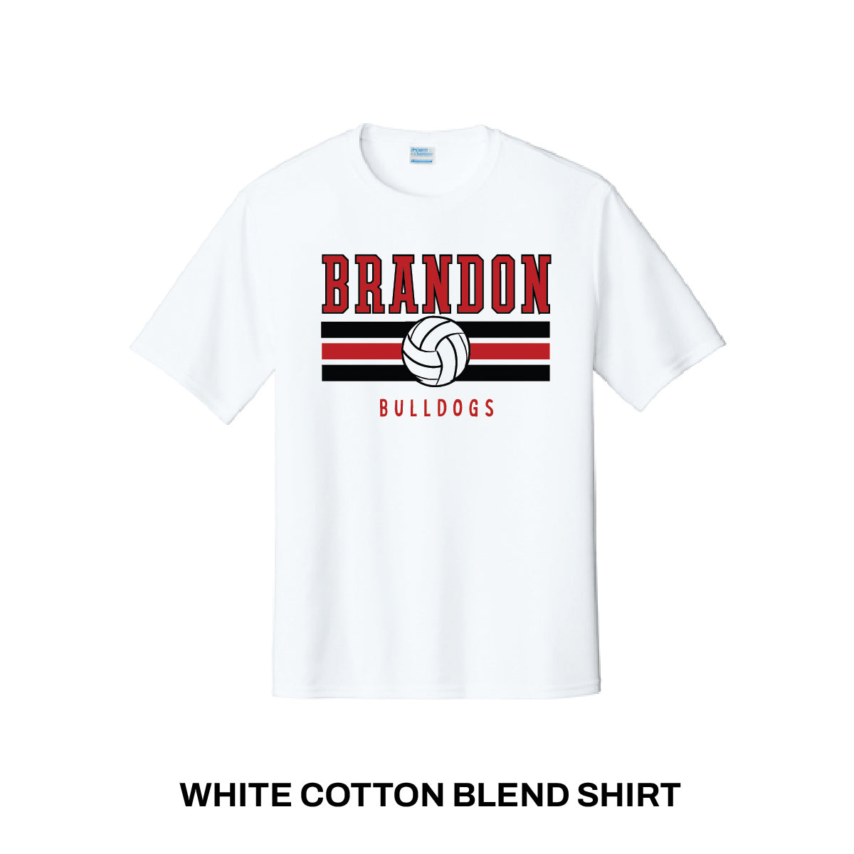 White Cotton Blend Shirt