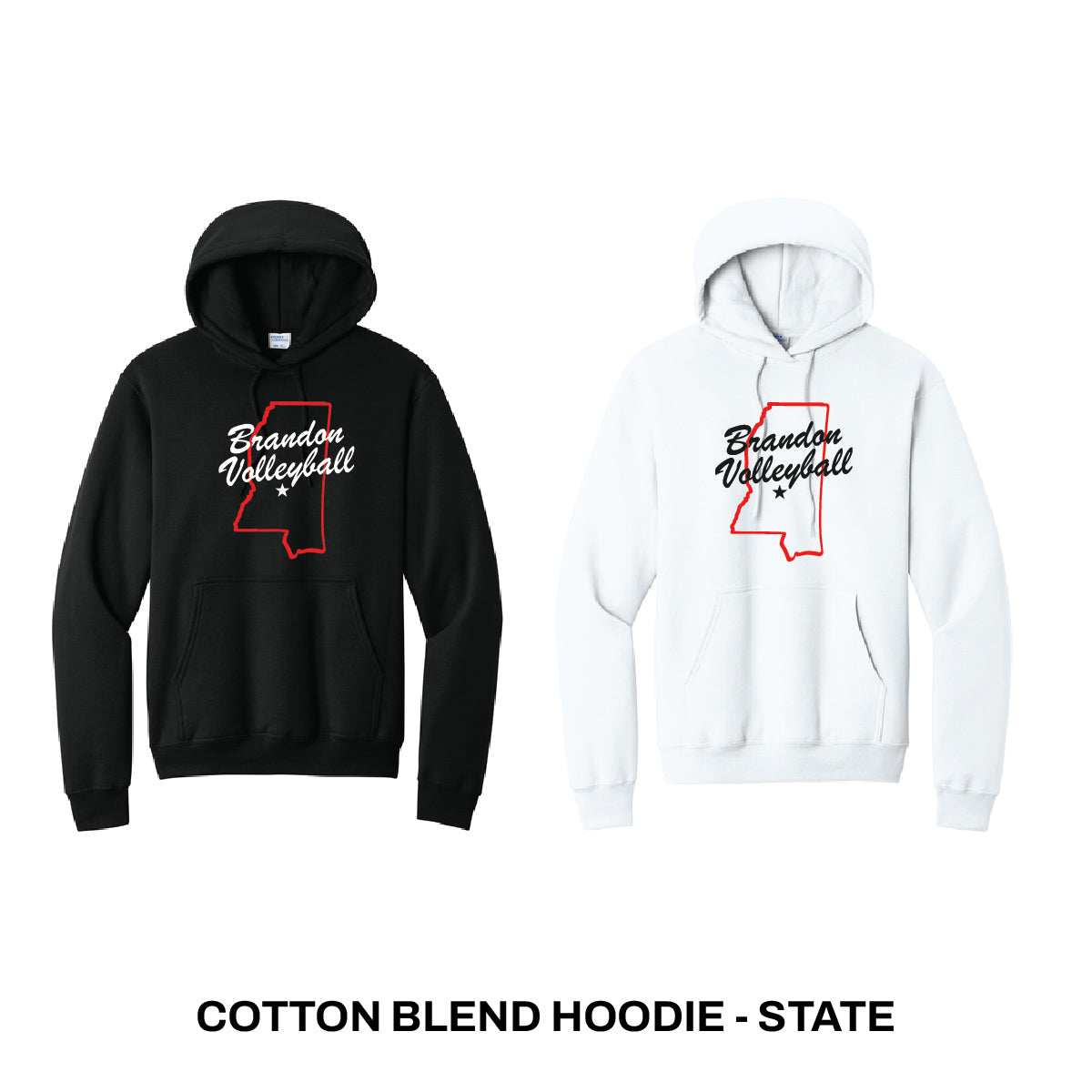 Cotton Blend Hoodie - State