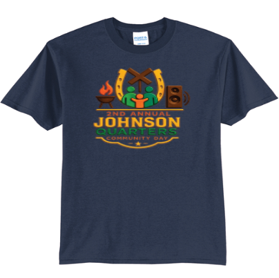 Navy Blue Cotton Short Sleeve TShirt