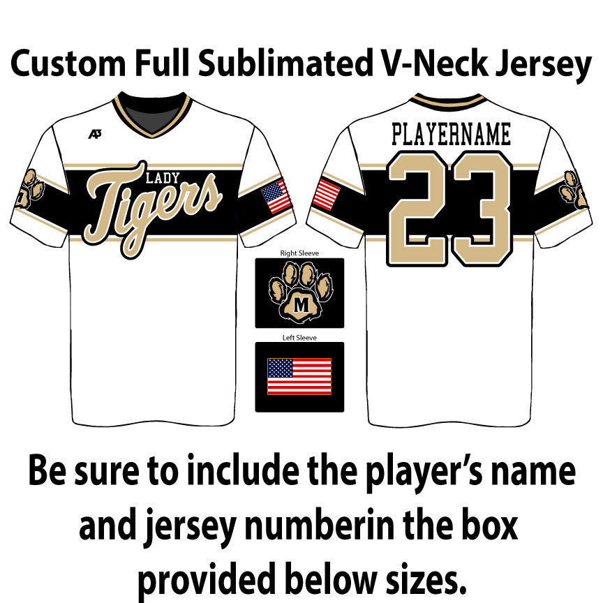 White Custom Jersey