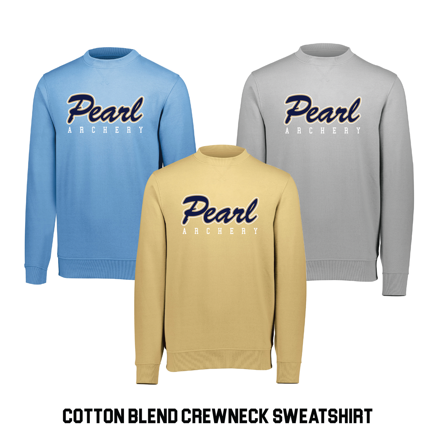 Cotton Blend Crewneck Sweatshirt