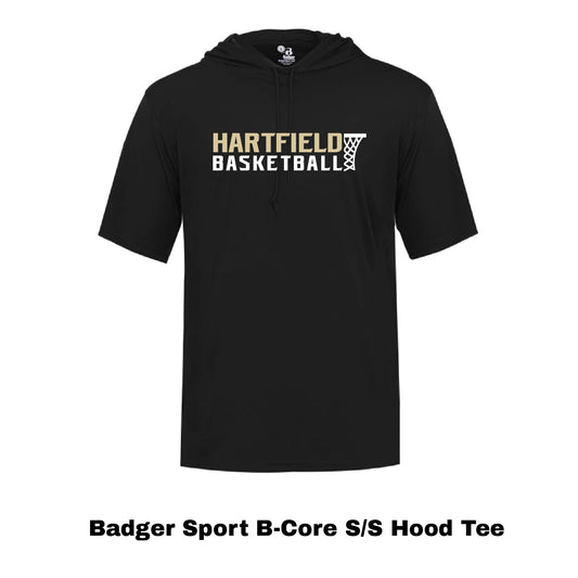 Badger Sport B-Core S/S Hood Tee
