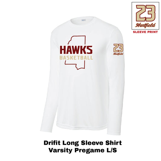 Drifit Long Sleeve Shirt - Varsity Pregame L/S - Required