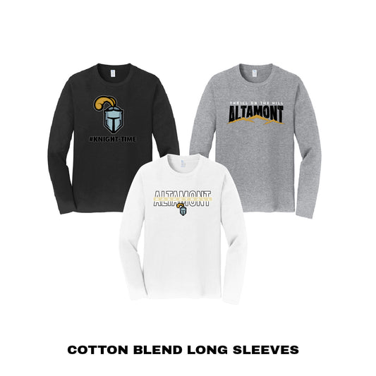 Cotton Blend Long Sleeve