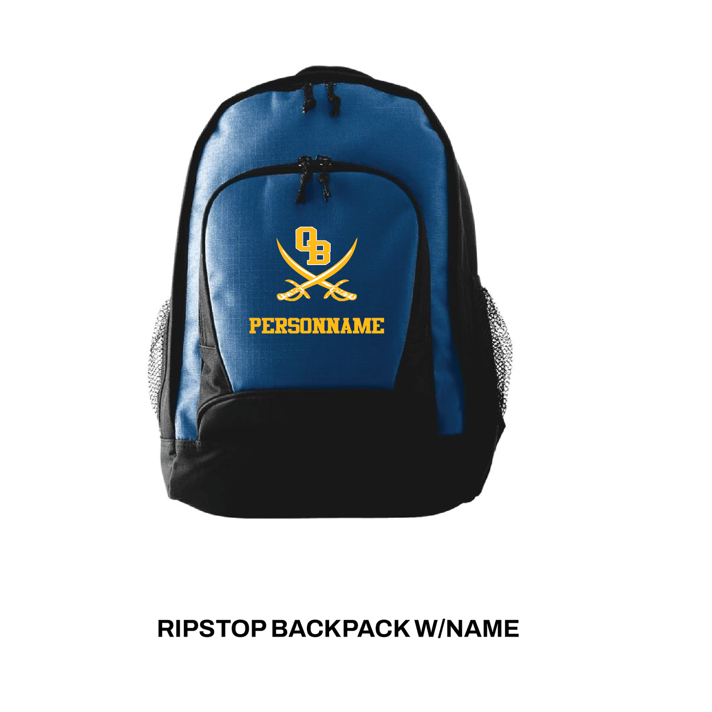 Ripstop Backpack With Name *OPTIONAL*