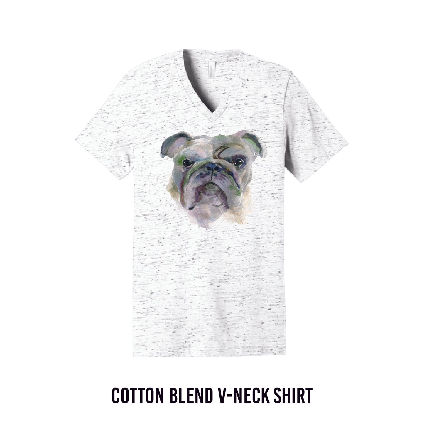 Cotton Blend V-Neck Shirt