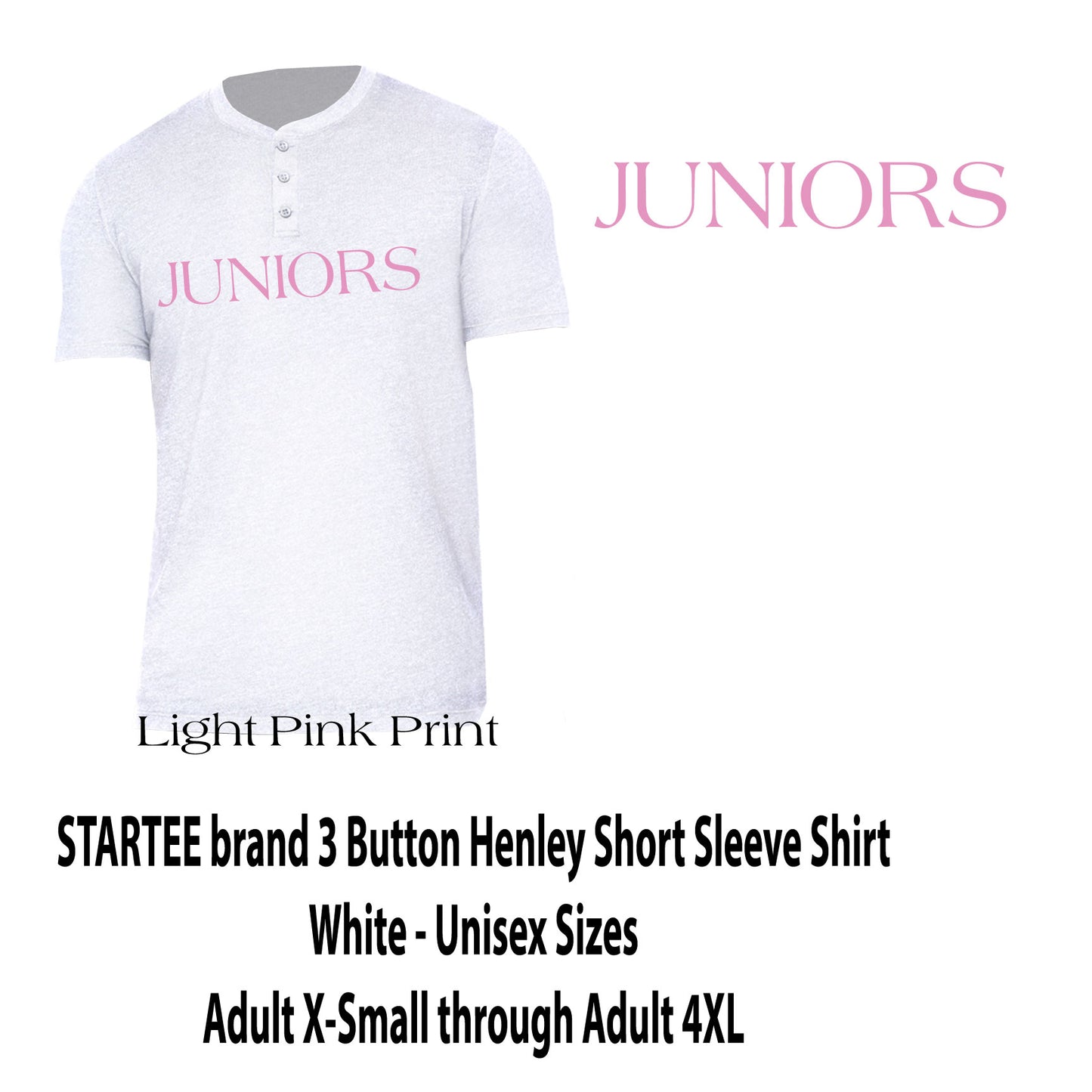 3 Button Unisex Henley