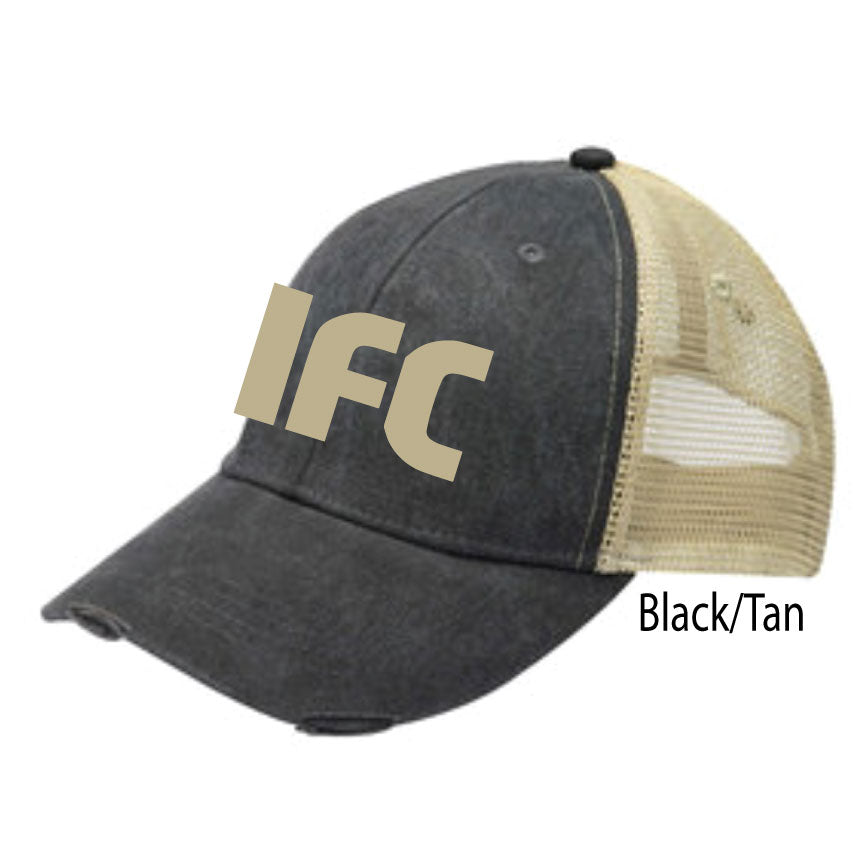 Adams Distressed Ollie Cap - Black/Tan