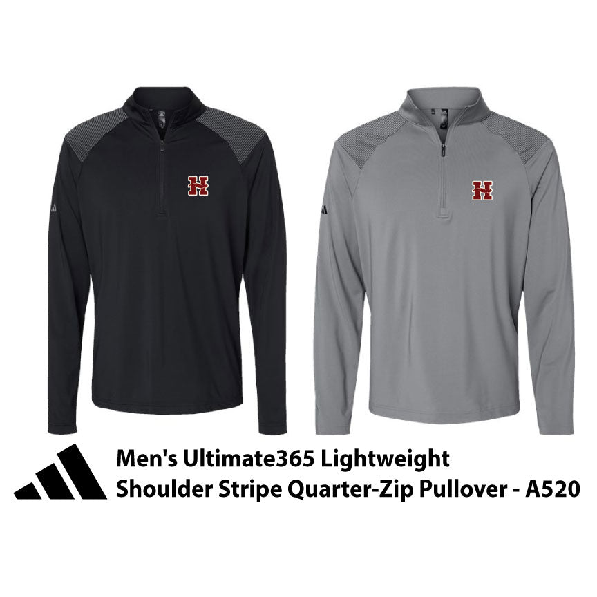 Men's Ultimate365 Lightweight Shoulder Stripe Quarter-Zip Pullover - A520