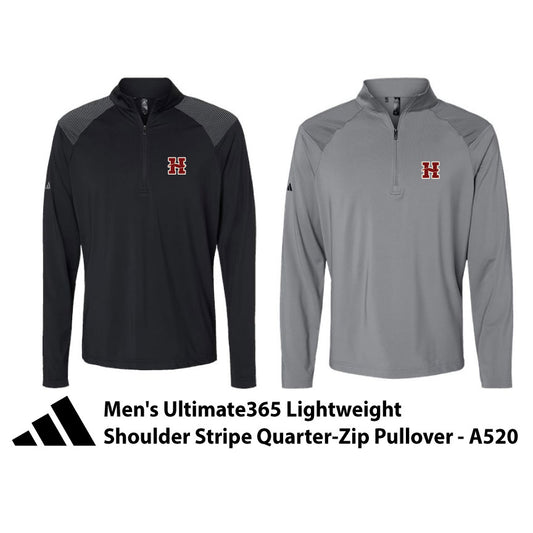 Men's Ultimate365 Lightweight Shoulder Stripe Quarter-Zip Pullover - A520