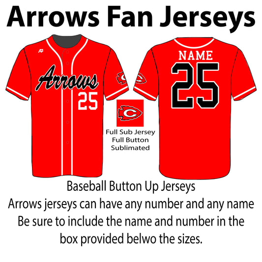 Arrows RED Fan Jerseys