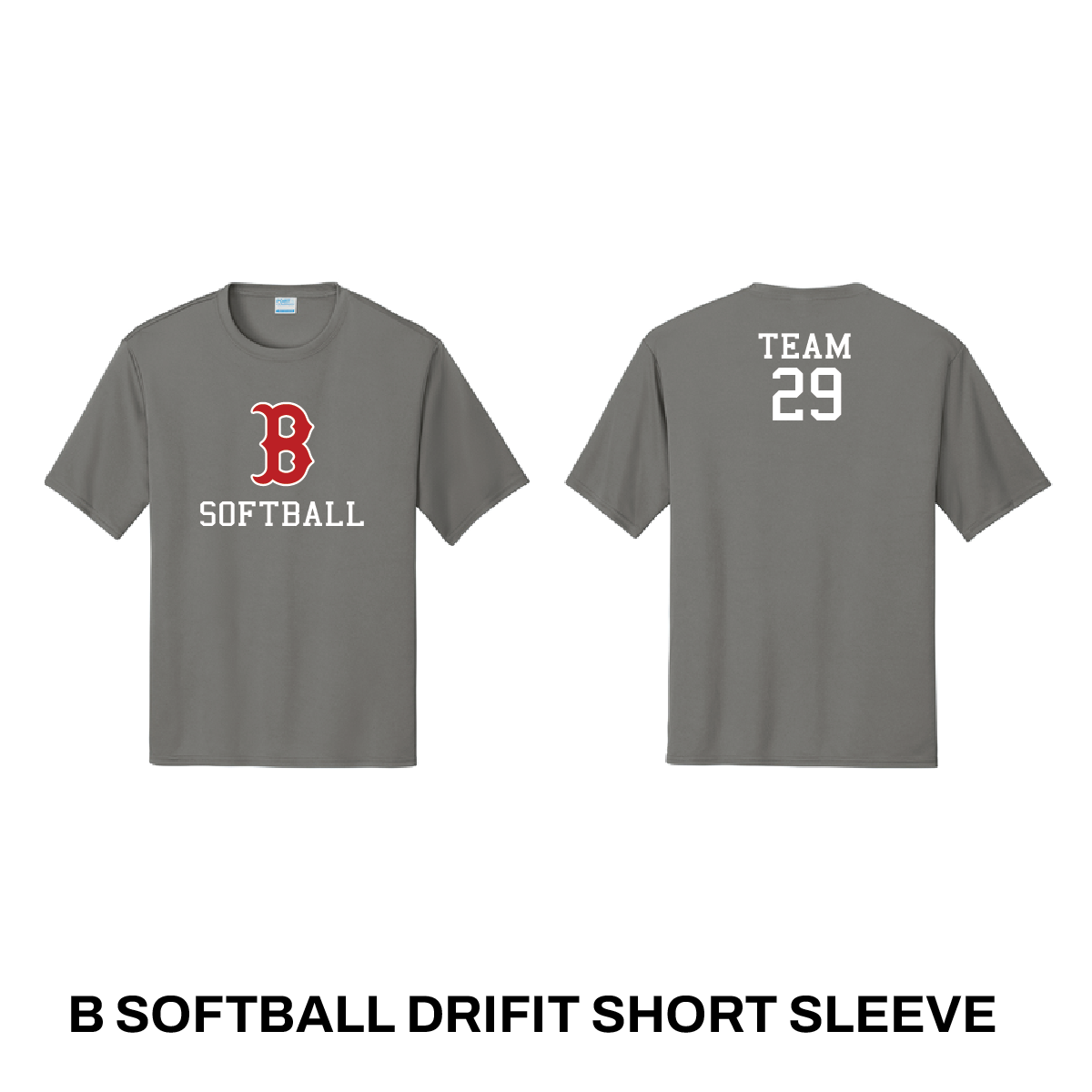 B SOFTBALL DRIFIT SHORT SLEEVE SHIRT