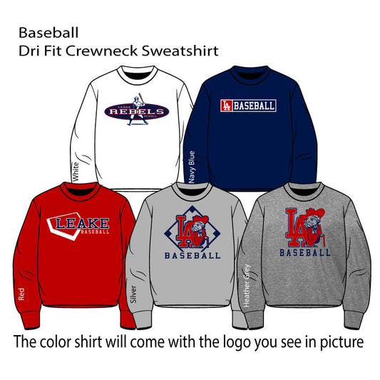 BASEBALL - Dri Fit Crewneck Sweatshirt