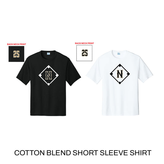 Cotton Blend Short Sleeve Shirt