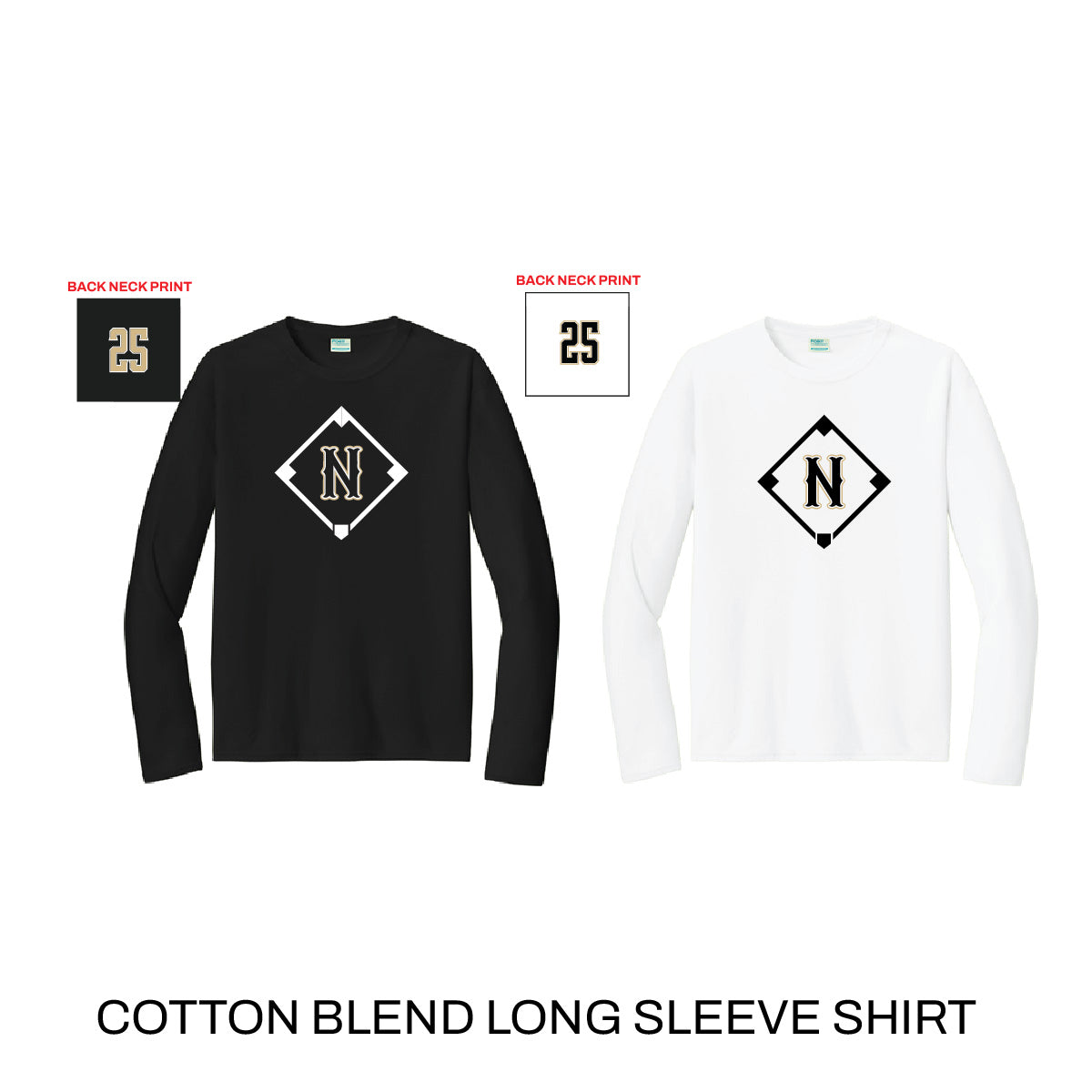 Cotton Blend Long Sleeve
