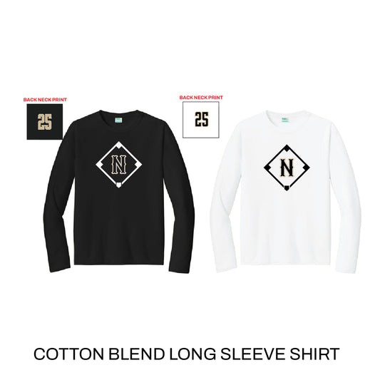 Cotton Blend Long Sleeve