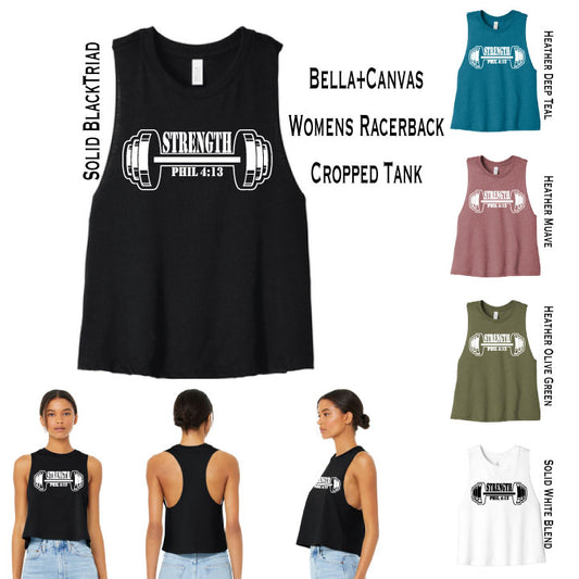 Bella Cropped Tank - Strength