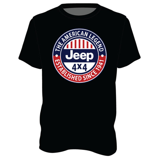 Black Jeep Circle Short Sleeve Shirt