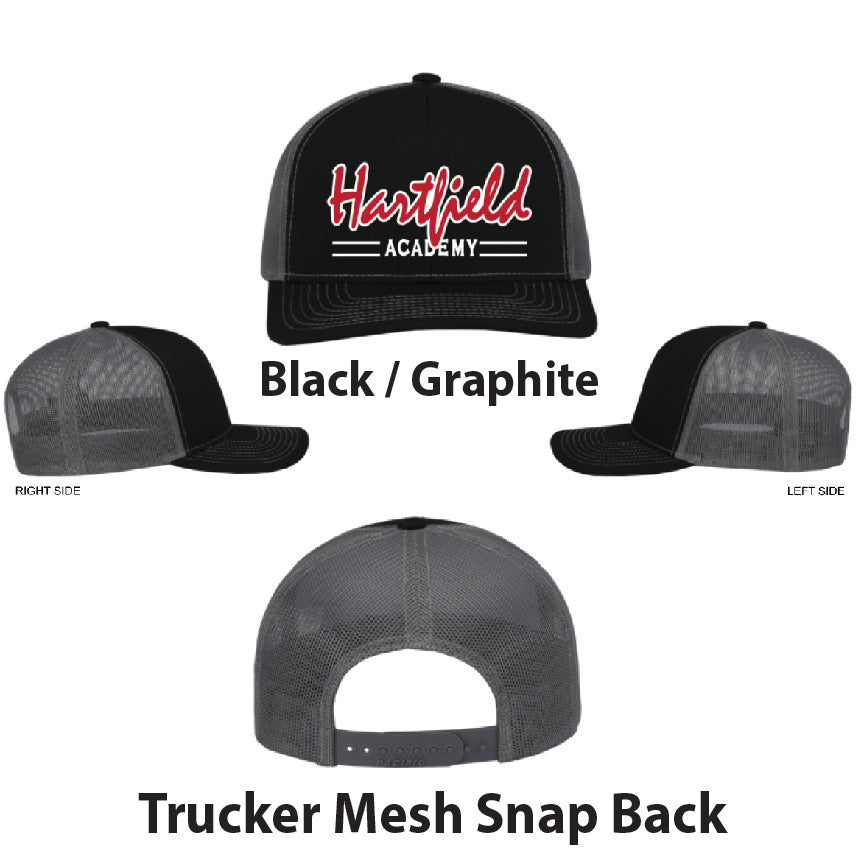 Black/Graphite Trucker Mesh Cap