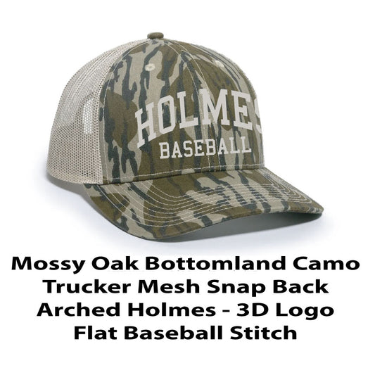 Bottomland Camo Snapback Hat