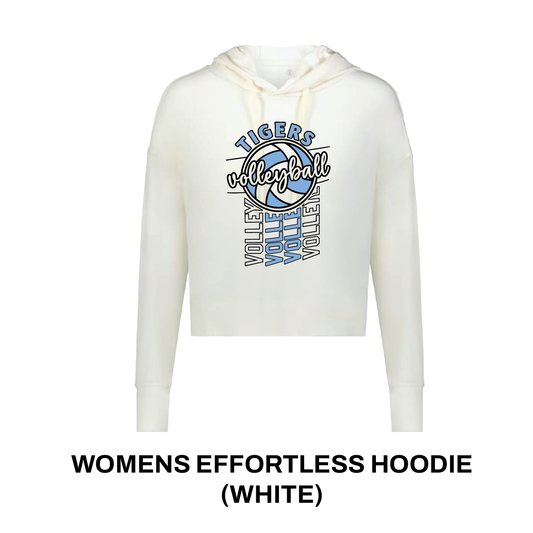 Womens Effortless Hoodie (White)