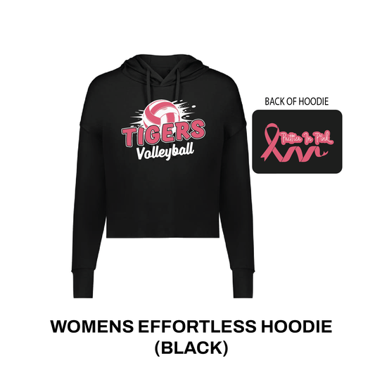 Womens Effortless Hoodie (Black)